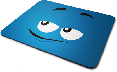 

Snoby MOODY printed mousepad Mousepad(Blue)