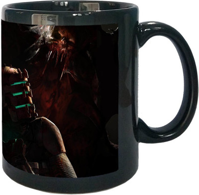

Arkist dead space 2 monsters Black Ceramic Mug(340 ml), Multicolor