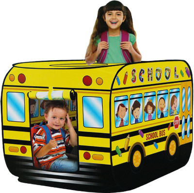 

Muren Children's School Bus Play Tent(Multicolor)
