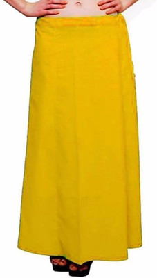 PKYC AM-YellowCottonPtc50 Cotton Blend Petticoat(XXL)