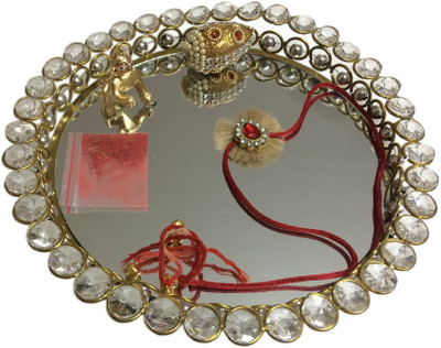 

loopsnknots Krishna Thema Platter Iron(Gold)