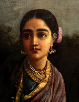 

Radha In The Moonlight Paper Print(24 inch X 19 inch)