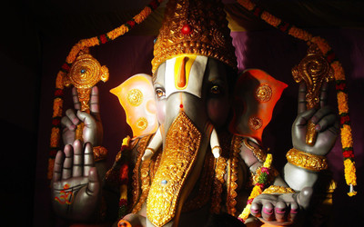 

Lord Balaji Ganesh celebrations ON FINE ART PAPER HD QUALITY WALLPAPER POSTER Fine Art Print(19 inch X 13 inch, Rolled)