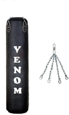 

Venom 6.5 FEET LONG , P.U MATERIAL , UNFILLED WITH CHAIN Hanging Bag(6.5, 78 kg)