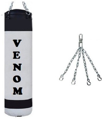 

Venom 1.5 FEET LONG , P.U MATERIAL , UNFILLED WITH CHAIN Hanging Bag(1.5, 18 kg)