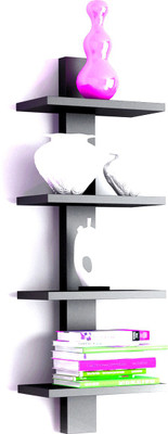 

The New Look 4TIER1 MDF Wall Shelf(Number of Shelves - 4, Black)