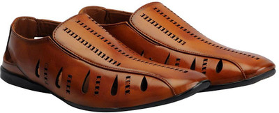 FAUSTO Men Tan Sandals