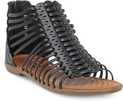 Flat n Heels Women Black Flats