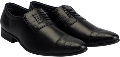 

FAUSTO Corporate Slip On For Men(Black