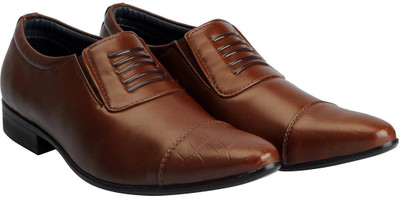 

FAUSTO Corporate Slip On For Men(Tan
