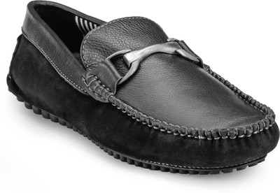 

Teakwood Slipons Loafers For Men(Black