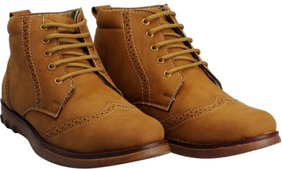 

FAUSTO Trendy Boots For Men(Tan