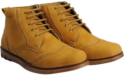 

FAUSTO Trendy Boots For Men(Beige