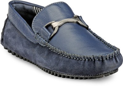 

Teakwood Slipons Loafers For Men(Blue