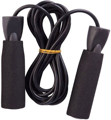 

Neulife Foam Handle Ball Bearing Skipping Rope(Black, Length: 274 cm)