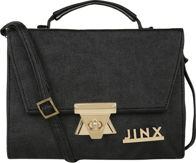 

Jinx Women Casual Black PU Sling Bag
