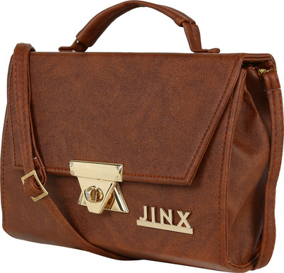 

Jinx Women Formal Brown PU Sling Bag
