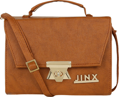 

Jinx Women Formal Tan PU Sling Bag