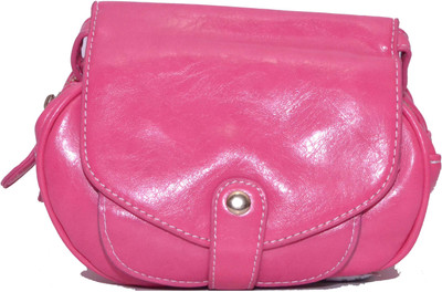 

Senora Women Casual Pink Leatherette Sling Bag