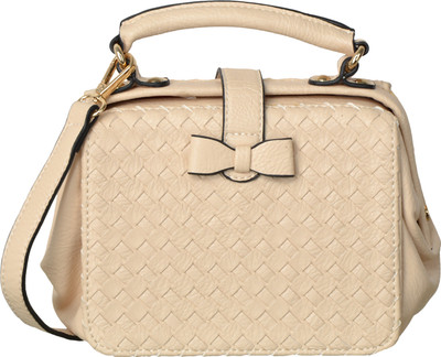 Diana Korr Women Casual Beige PU Sling Bag
