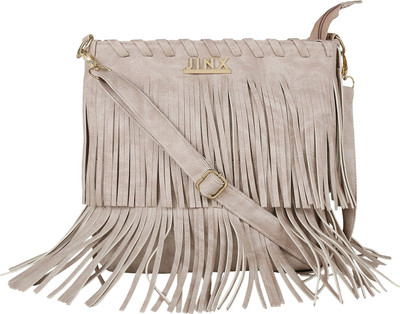 

Jinx Women Casual Grey PU Sling Bag