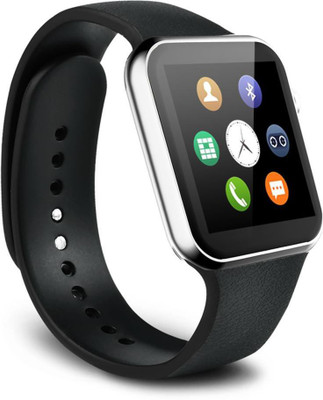 

Jiyanshi All Android Compatible(A9 Silver) silver Smartwatch(Silver Strap Regular)