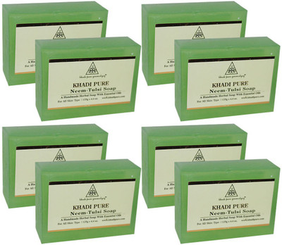 

Khadi Pure Herbal Neem Tulsi Soap(1000 g, Pack of 8)