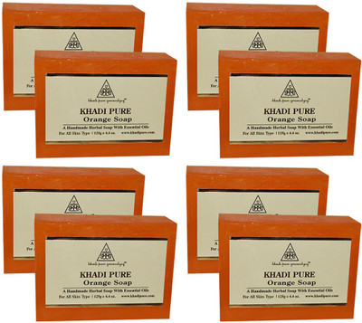 

Khadi Pure Herbal Orange Soap(1000 g, Pack of 8)