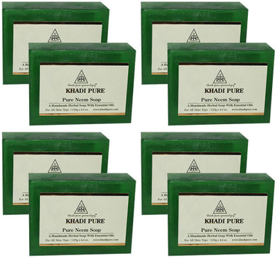 

Khadi Pure Herbal Pure Neem Soap(1000 g, Pack of 8)