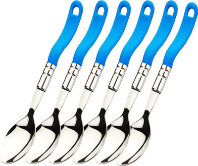

Nestwell Tea Spoon 6 Pcs Set (COLOR MAY BE VERY) Disposable Stainless Steel Tea Spoon Set(Pack of 6)