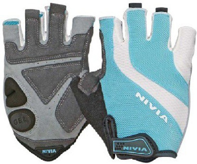 

Nivia Cave Gym & Fitness Gloves (M, Multicolor), Black