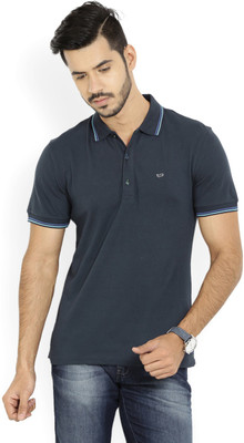 47% OFF on GAS Solid Men's Polo Neck Blue T-Shirt 47% OFF on GAS Solid Men's Polo Neck Blue T-Shirt