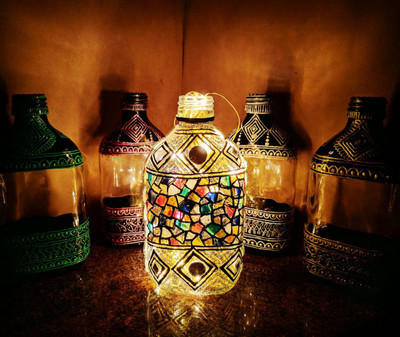 

Bombay Local Gangsta Bottle Lamps Table Lamp(15 cm, Multiple Colours)