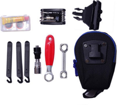 

Dark Horse BICYCLE Puncture Tool Kit With Saddle Bag Cycling Tool kit
