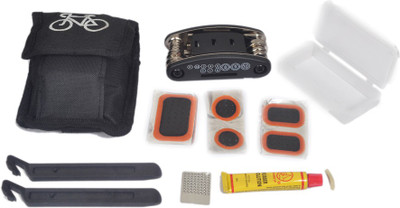 

Dark Horse BICYCLE Puncture Tool Kit Pouch includes Multi purpose tool,Tier Repair Kit Cycling Tool kit