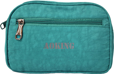 

AOKING Sea Green Cosmetic and Travel Toiletry Kit(Blue)