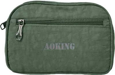 

AOKING Mehendi Green Cosmetic and Travel Toiletry Kit(Green)