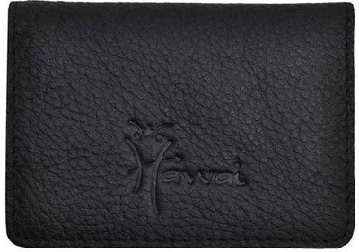 

Hawai Men Black Genuine Leather Card Holder(6 Card Slots)
