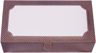 Y Store NYSE PU Leather Watch Box(Brown, Cream, Holds 10 Watches)   Watches  (Y Store)