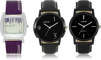 LOREM W06-5-6-207 New Stylish Best Designer Combo Hand Watch  - For Men & Women   Watches  (LOREM)