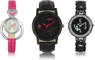 LOREM W06-8-201-205 New Stylish Best Designer Combo Hand Watch  - For Men & Women   Watches  (LOREM)