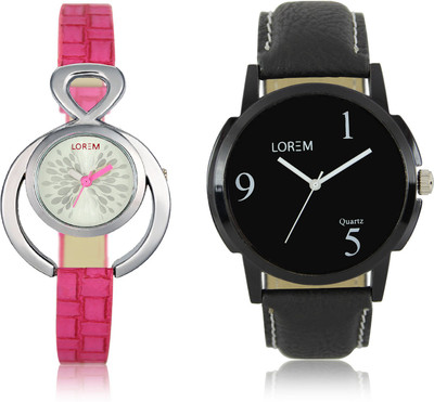 View LOREM W06-6-205 New Stylish Best Designer Combo Hand Watch  - For Men & Women Wrist Watches Price Online(LOREM)