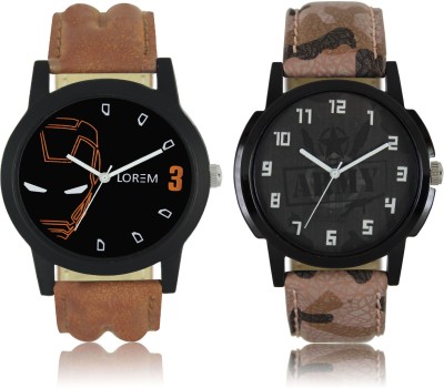 LOREM W06-3-4 New Stylish Best Designer Combo Hand Watch  - For Men   Watches  (LOREM)