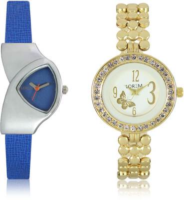 

LOREM W06-203-208 New Stylish Best Designer Combo Hand Watch - For Women
