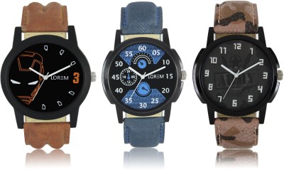 LOREM W06-2-3-4 New Stylish Best Designer Combo Hand Watch  - For Men   Watches  (LOREM)