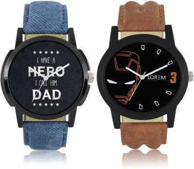 LOREM W06-4-7 New Stylish Best Designer Combo Hand Watch  - For Men   Watches  (LOREM)