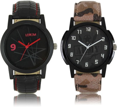 LOREM W06-3-8 New Stylish Best Designer Combo Hand Watch  - For Men   Watches  (LOREM)