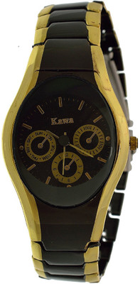 

iDIVAS LATEST BEAUTIFUL FASHION STYLE Gold Plated& Diamond Sticked Watch - For Men & Women