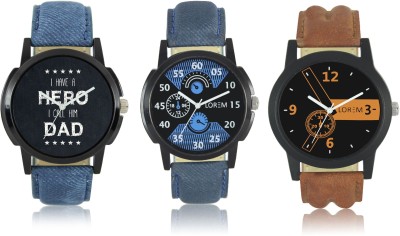 LOREM W06-1-2-7 New Stylish Best Designer Combo Hand Watch  - For Men   Watches  (LOREM)