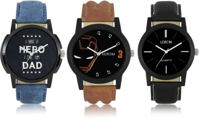 LOREM W06-4-5-7 New Stylish Best Designer Combo Hand Watch  - For Men   Watches  (LOREM)